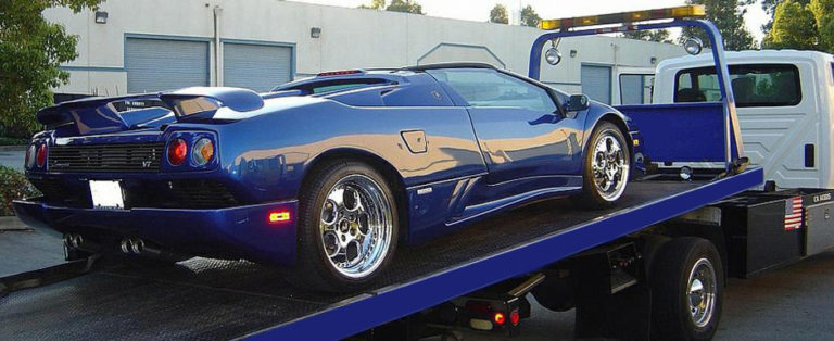 Flatbed Towing a Sports Car Reliable Guys Towing St Louis