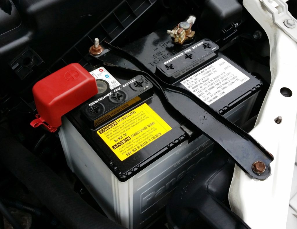 Car Battery Up Close